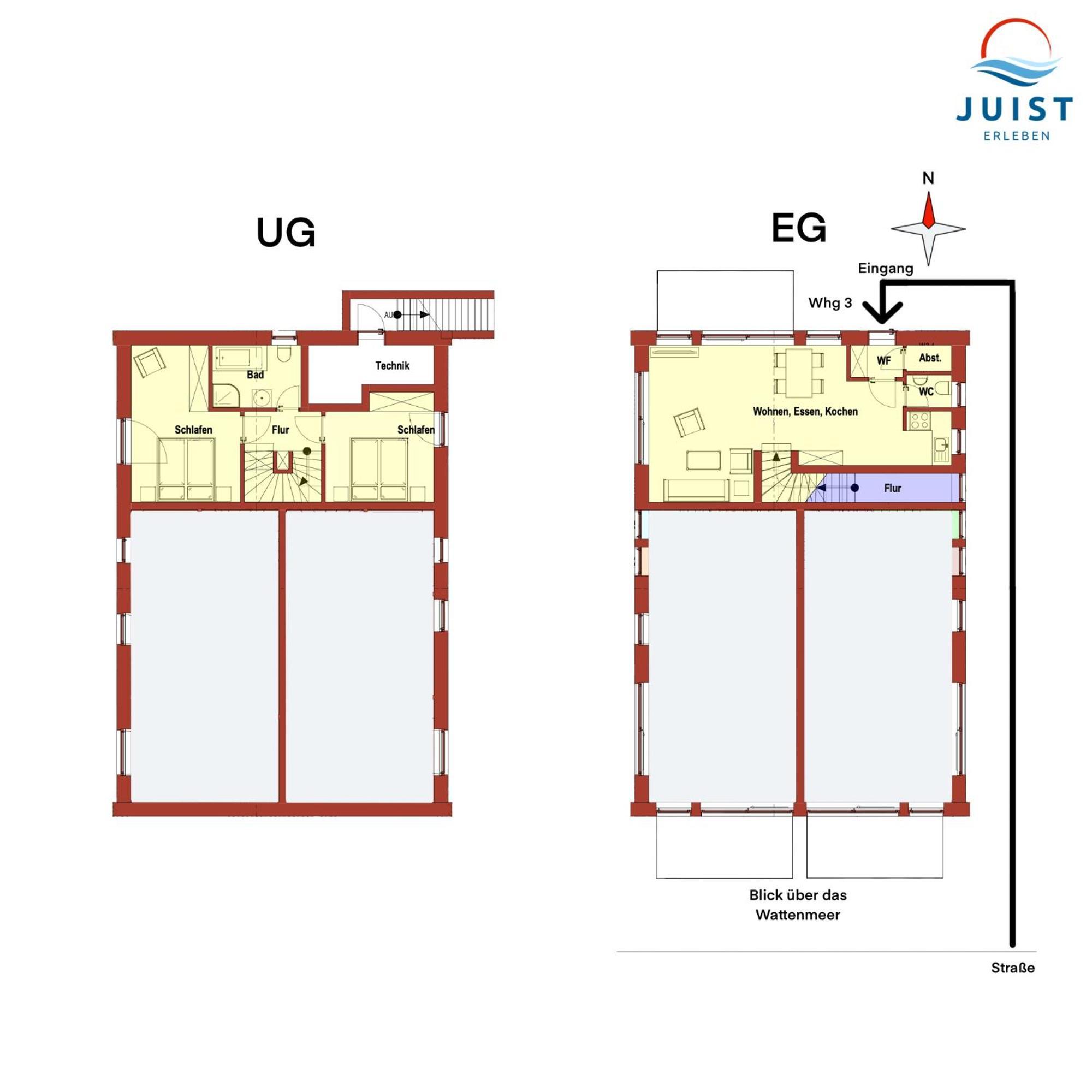 Haus Billstrasse 233 - Wohnung 3 Juist Exterior photo